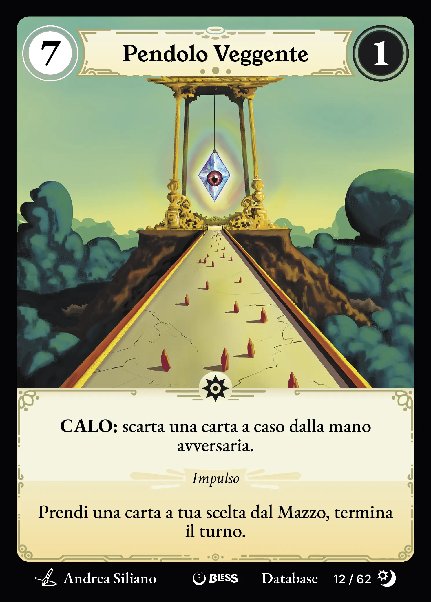 Pendolo Veggente — carta di Bless