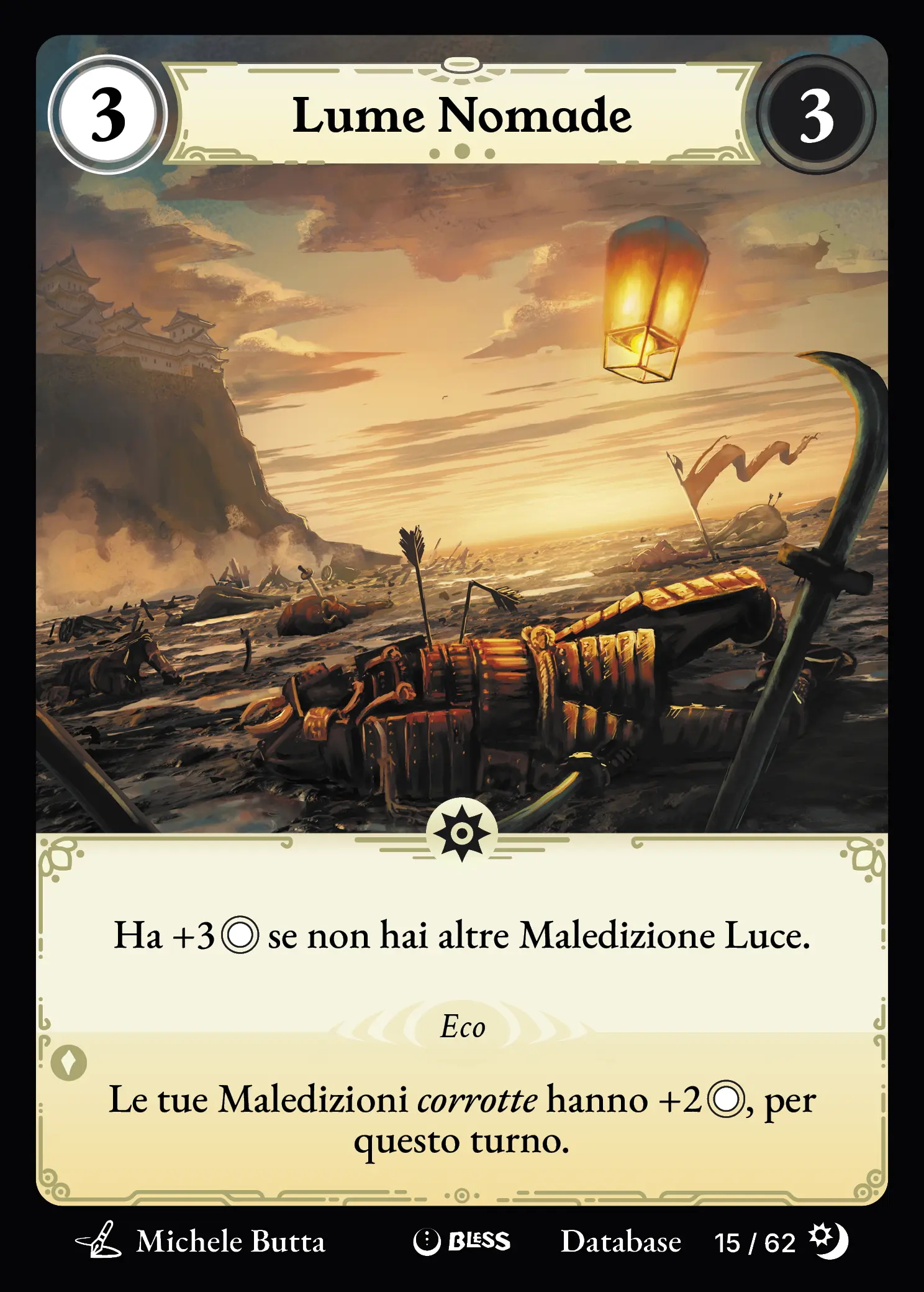 Lume Nomade — carta di Bless