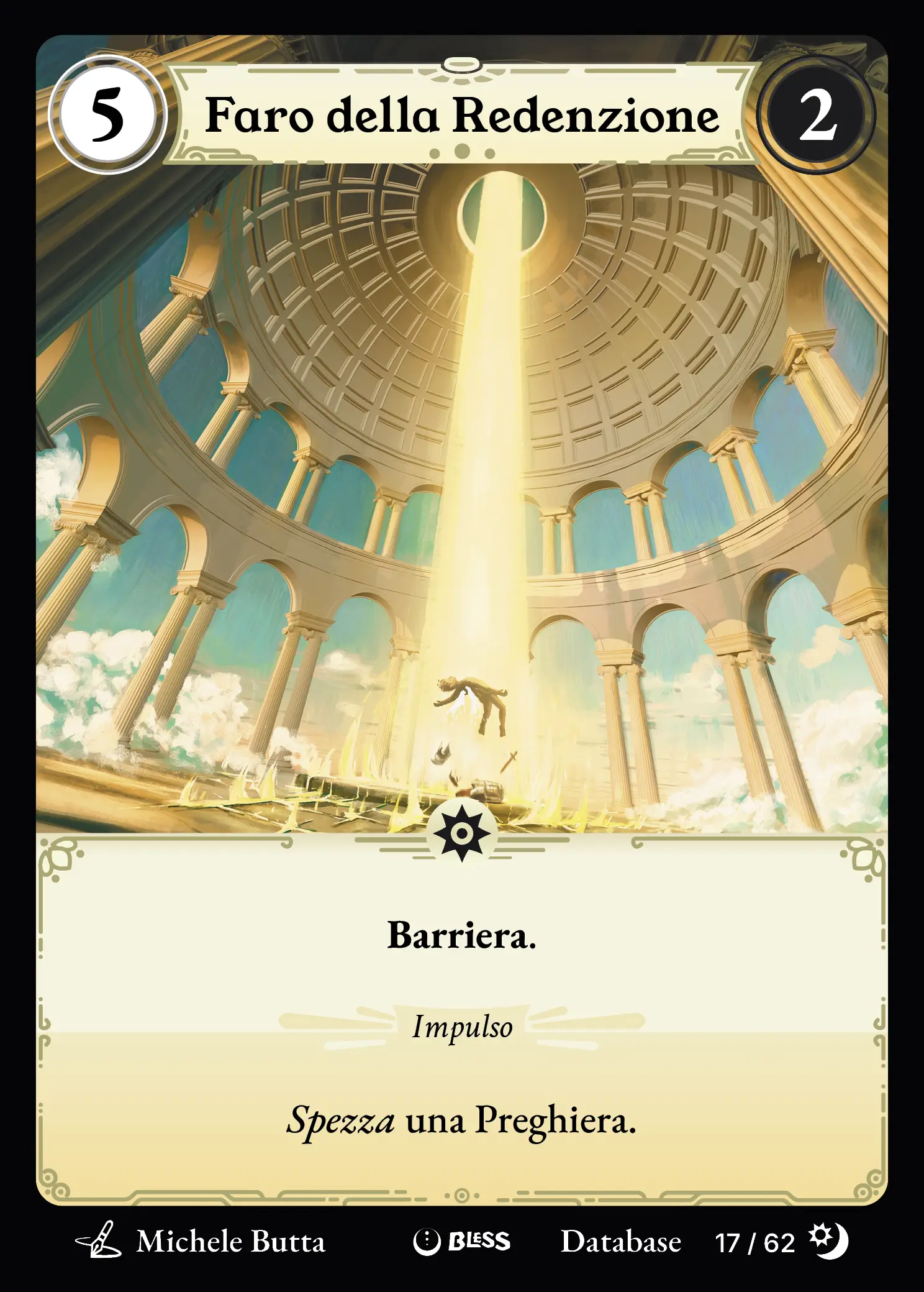 Faro della Redenzione — carta di Bless
