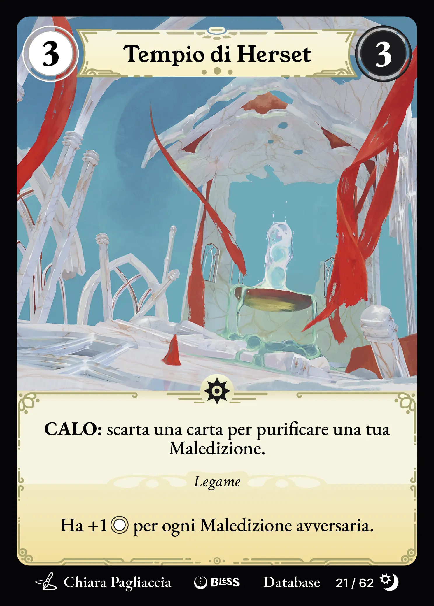 Tempio di Herset — carta di Bless