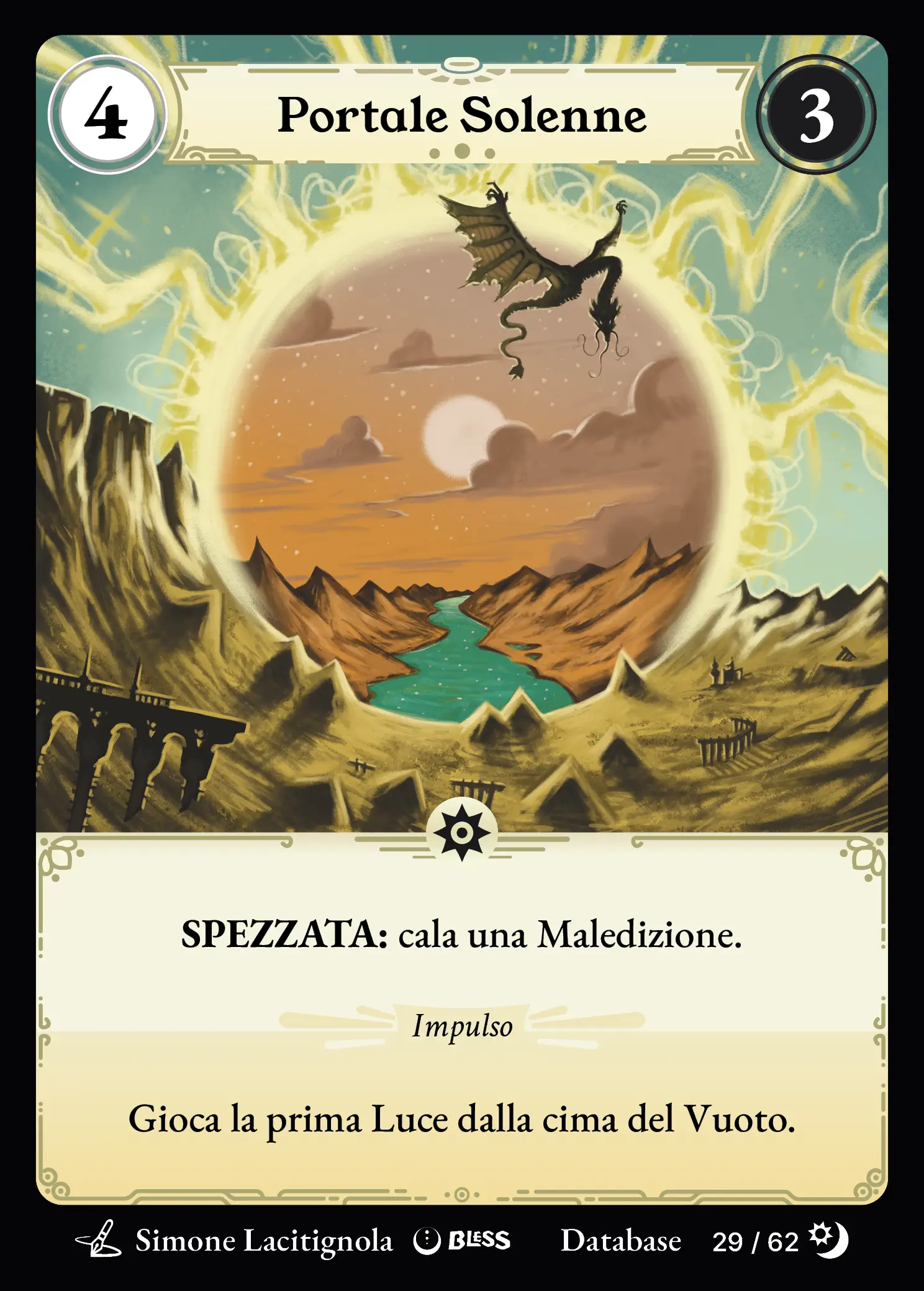 Portale Solenne — carta di Bless
