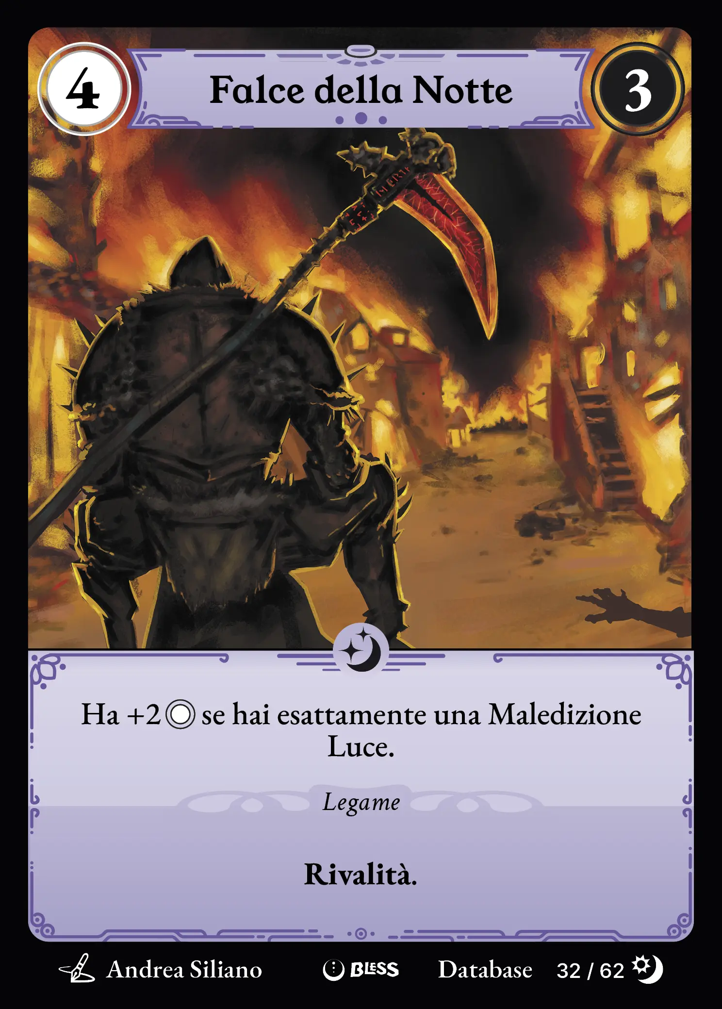 Falce della Notte — carta di Bless