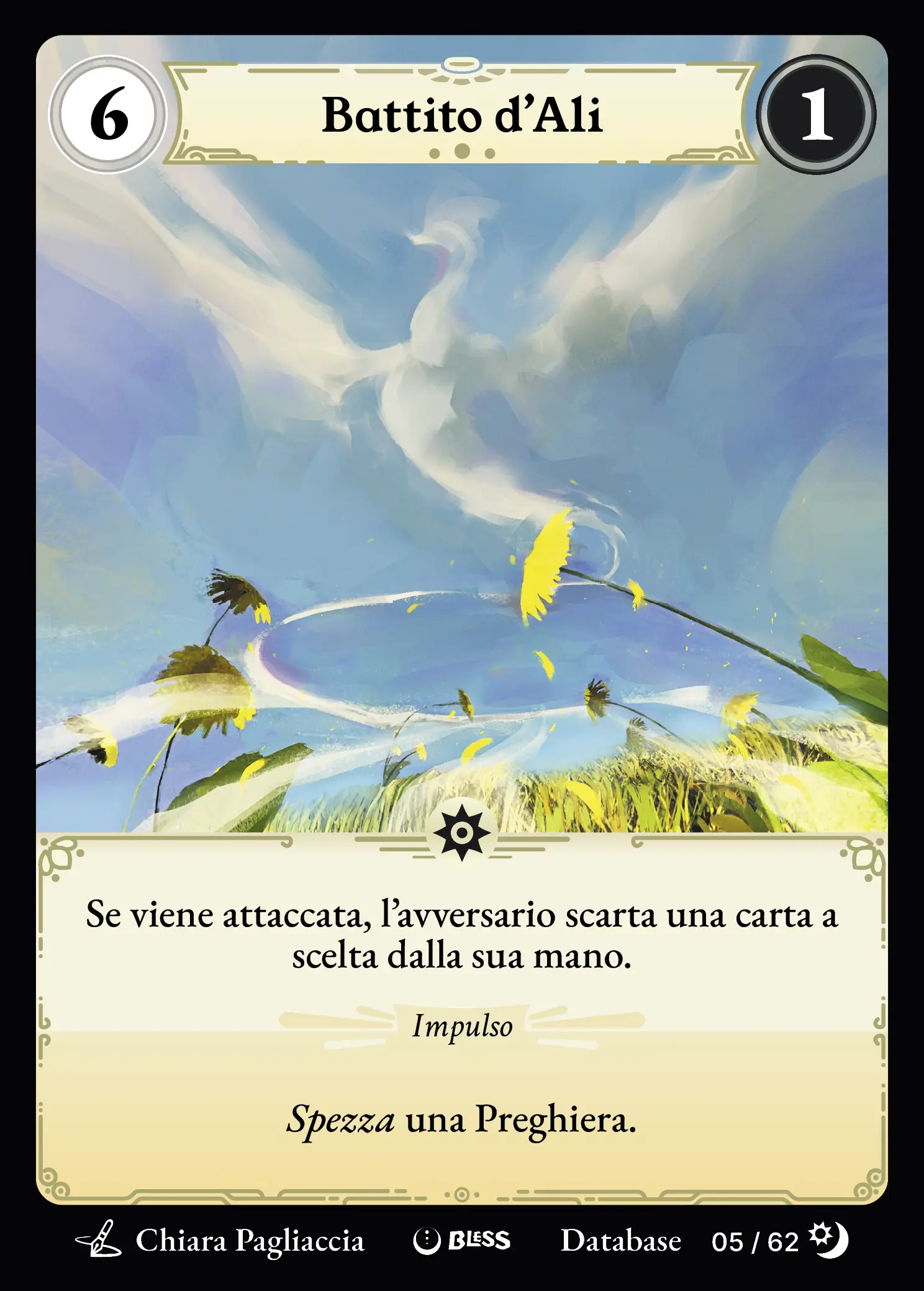 Battito d'Ali — carta di Bless