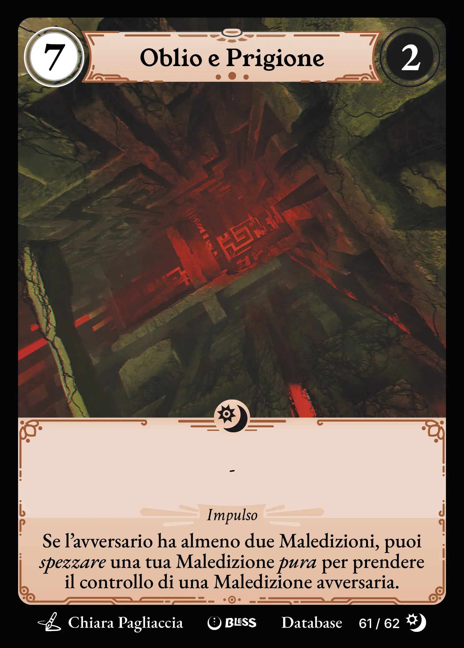 Oblio e Prigione — carta di Bless
